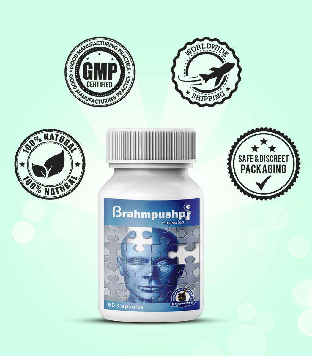 Brahmpushpi Capsules, Natural Brain Health Supplements