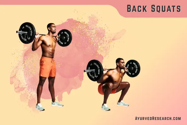 Back Squats, Big Muscles Testosterone Exercises