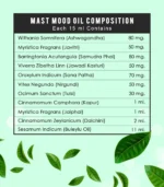 Mast Mood Oil Composition, Herbs in Men's Stamina Oil