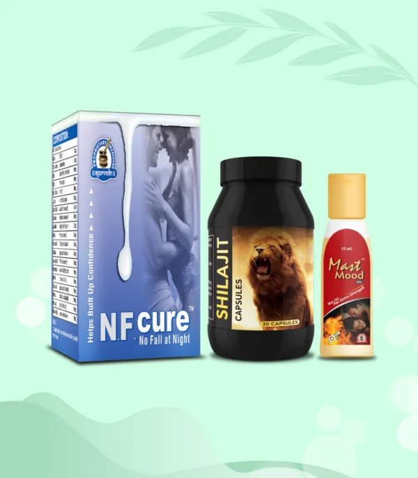 Overcome Weakness Due to Excessive Hand Practice with NF Cure, Shilajit, and Mast Mood Oil