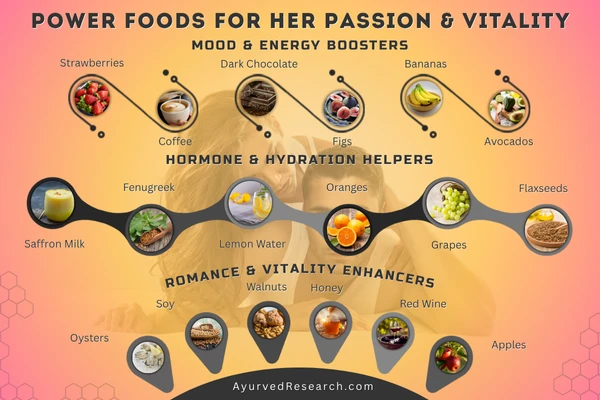 Diet Tips for Female Health and Drive, Power Foods for Her Passion & Vitality